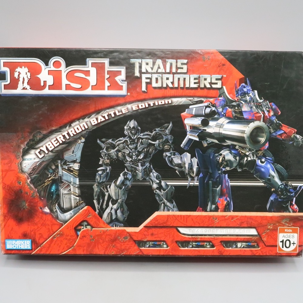 Risk Transformers Cybertron War Edition Battle Strategy Complete Board Game